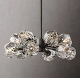 BOULE DE CRISTAL CLEAR GLASS ROUND CHANDELIER 24"