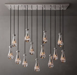 RAIN RECTANGULAR CHANDELIER 54"