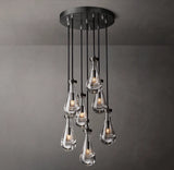 RAIN ROUND CHANDELIER 18"