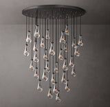 RAIN ROUND CHANDELIER 60"