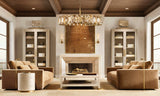 HARLOW CRYSTAL ROUND CHANDELIER 60"