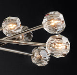 BOULE DE CRISTAL CLEAR GLASS ROUND CHANDELIER 48"