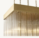 CASCADA SQUARE CHANDELIER 30"