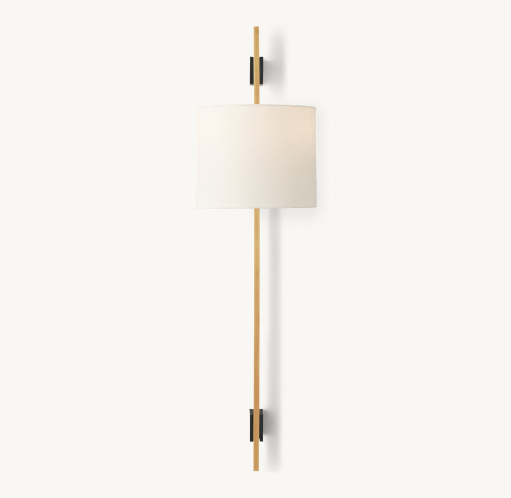 DISCOUNT FOR VELA RECTANGULAR BAR SCONCE - ROUND SHADE