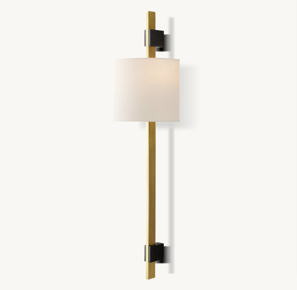 DISCOUNT FOR VELA RECTANGULAR BAR SCONCE - ROUND SHADE