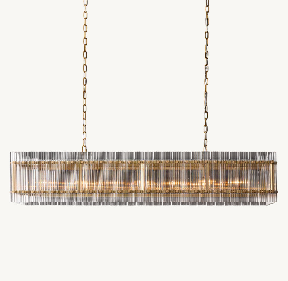 SAN MARCO RECTANGULAR CHANDELIER 54"