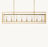 BECKMAN RECTANGULAR CHANDELIER 72"