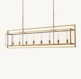 BECKMAN RECTANGULAR CHANDELIER 72"