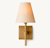 FULHAM LINEN SHADE SCONCE