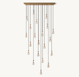 RAIN RECTANGULAR CHANDELIER 72"