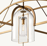 FULCRUM ROUND GRAND CHANDELIER 73"