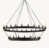 CAMINO VINTAGE CANDELABRA TWO-TIER CHANDELIER 50