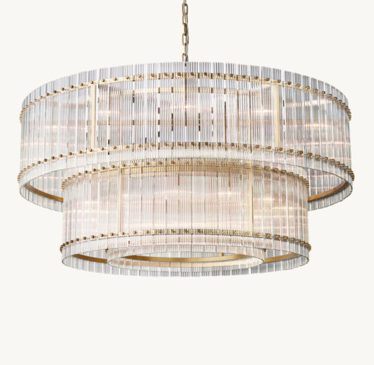 SAN MARCO TWO-TIER ROUND CHANDELIER 60"