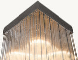 CASCADA RECTANGULAR CHANDELIER 54"