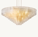 SIRENE CLEAR GLASS ROUND CHANDELIER 65"
