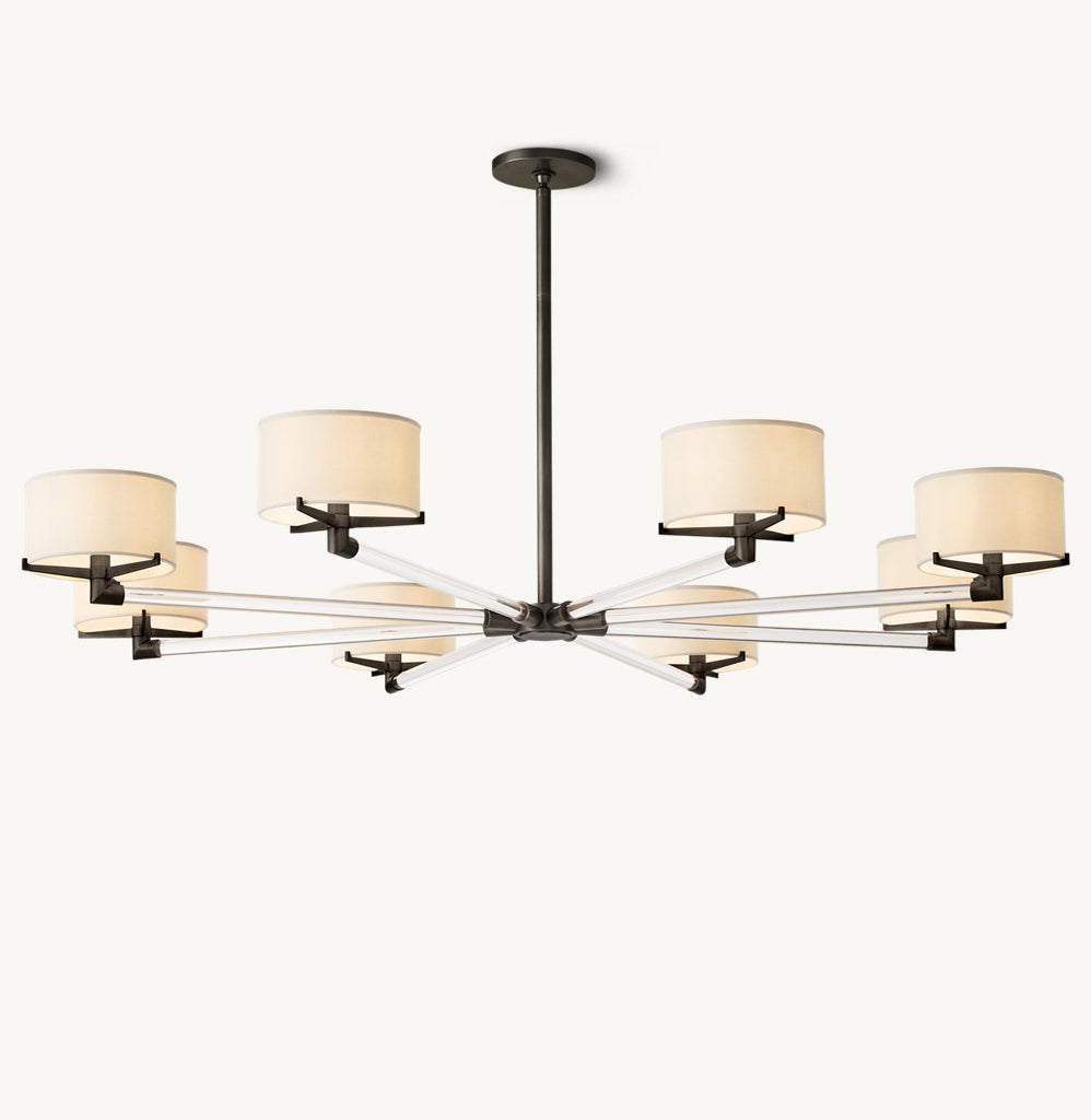 TRUMAN ROUND CHANDELIER 60"