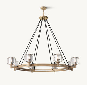 DEMARET ROUND CHANDELIER 48"