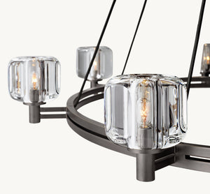 DEMARET ROUND CHANDELIER 60"