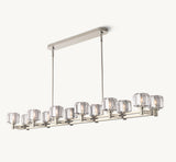 DEMARET DOUBLE LINEAR CHANDELIER 72"