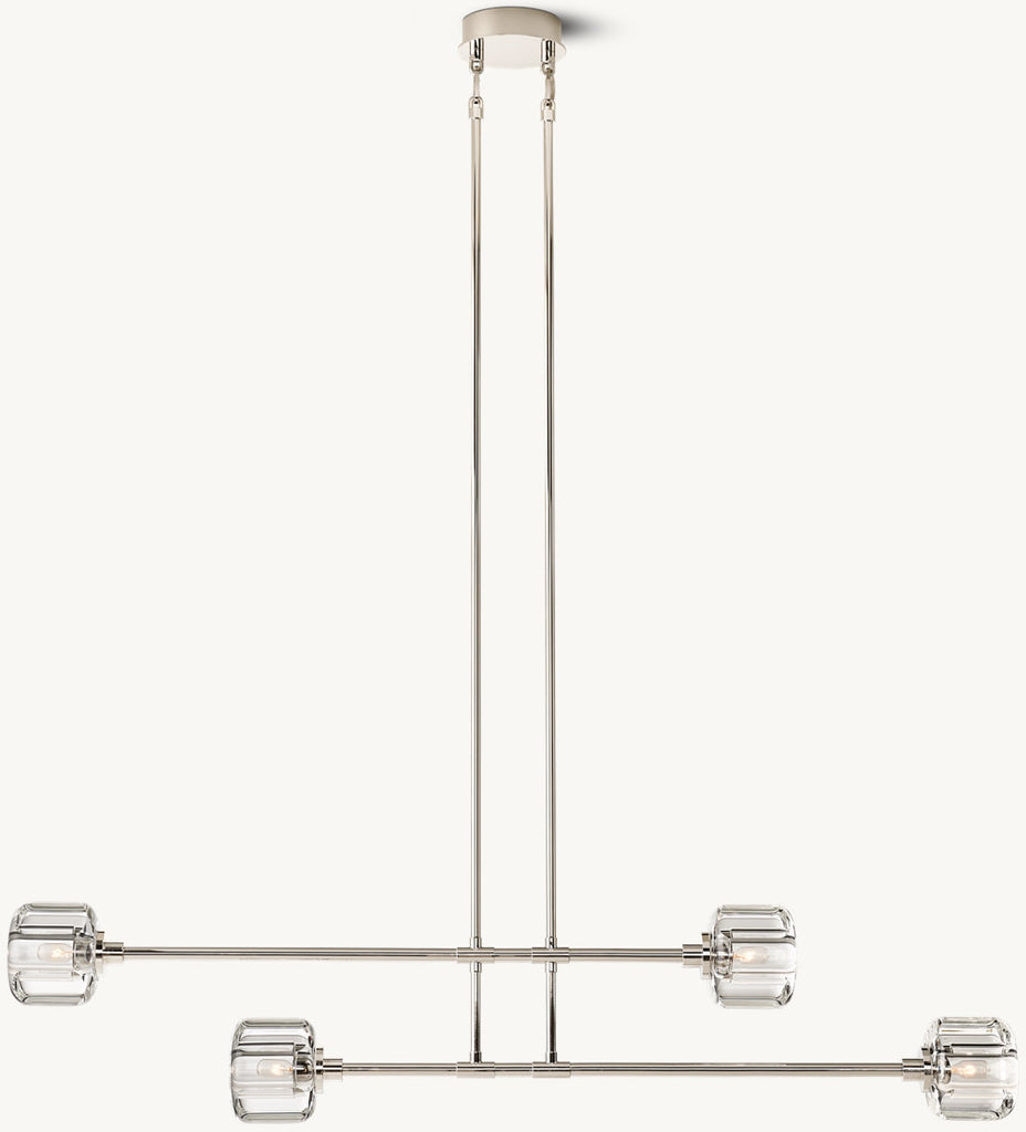 DEMARET MOBILE LINEAR CHANDELIER 54"