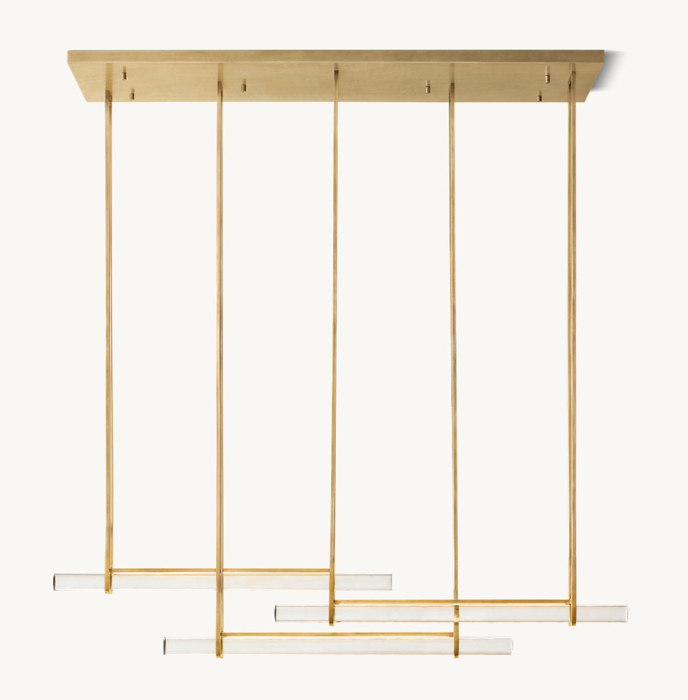 Audubon Triple Bar Linear Chandelier