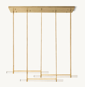 Audubon Triple Bar Linear Chandelier
