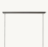 BOULE DE CRISTAL CLEAR GLASS LINEAR CHANDELIER 60"