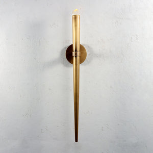Torch Long Sconce Brass