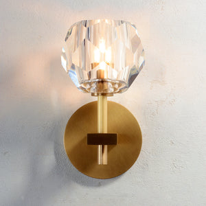 Balle Be Crystal Sconce Brass