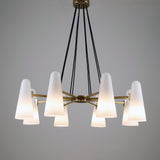 Bianco Chandelier 8 Lights Brass