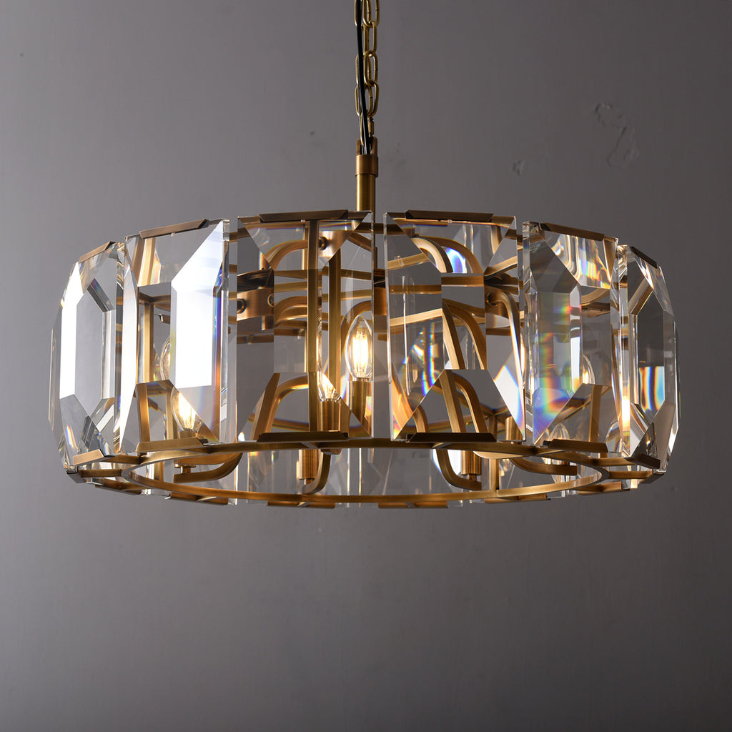 Harris Crystal Round Chandelier 30"