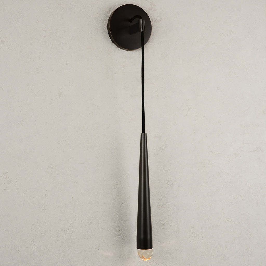 Arrow Crystal Wall Sconce Bronze