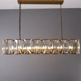 Harris Crystal Rectangular Chandelier 55"