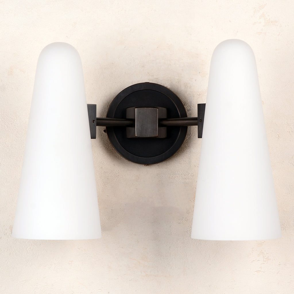 Bianco Double Sconce Bronze