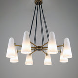 Bianco Chandelier 8 Lights Brass