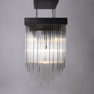 Cataract Square Chandelier 30"