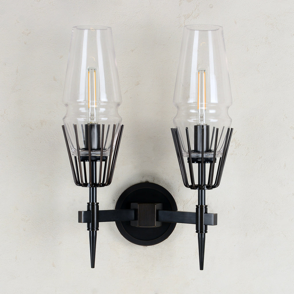 Caldwell Double Sconce Bronze