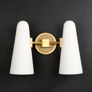 Bianco Double Sconce Brass