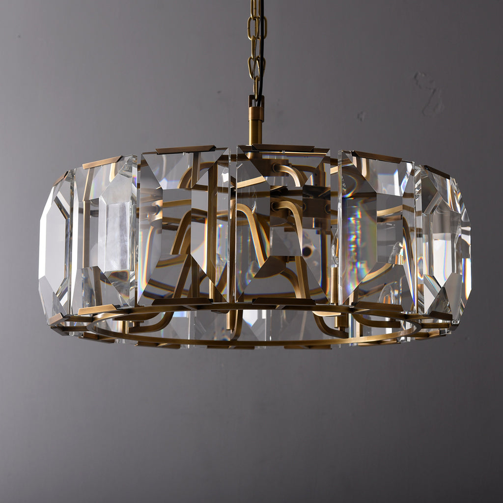 Harris Crystal Round Chandelier 30"