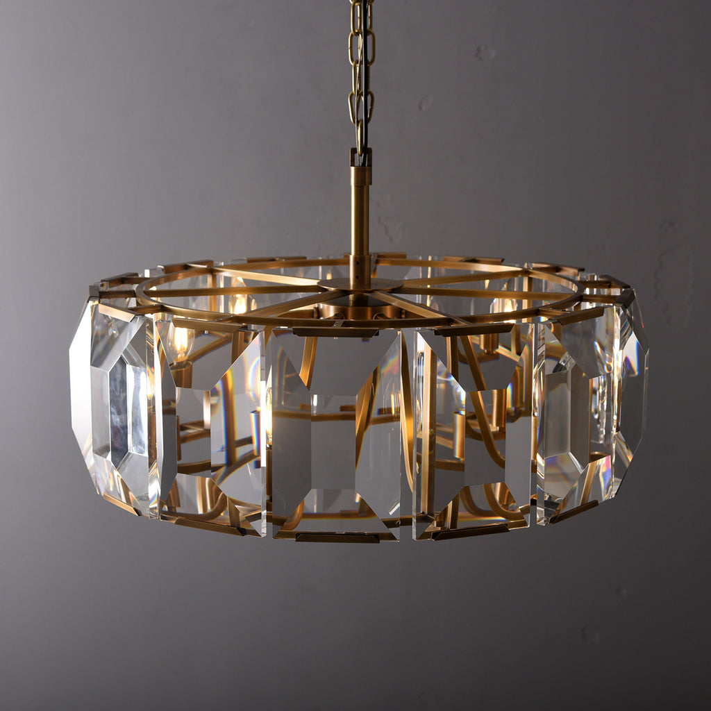 Harris Crystal Round Chandelier 30"