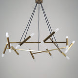 Patrick Chandelier 20 Lights Brass
