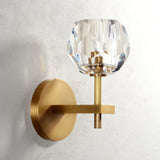 Balle Be Crystal Sconce Brass