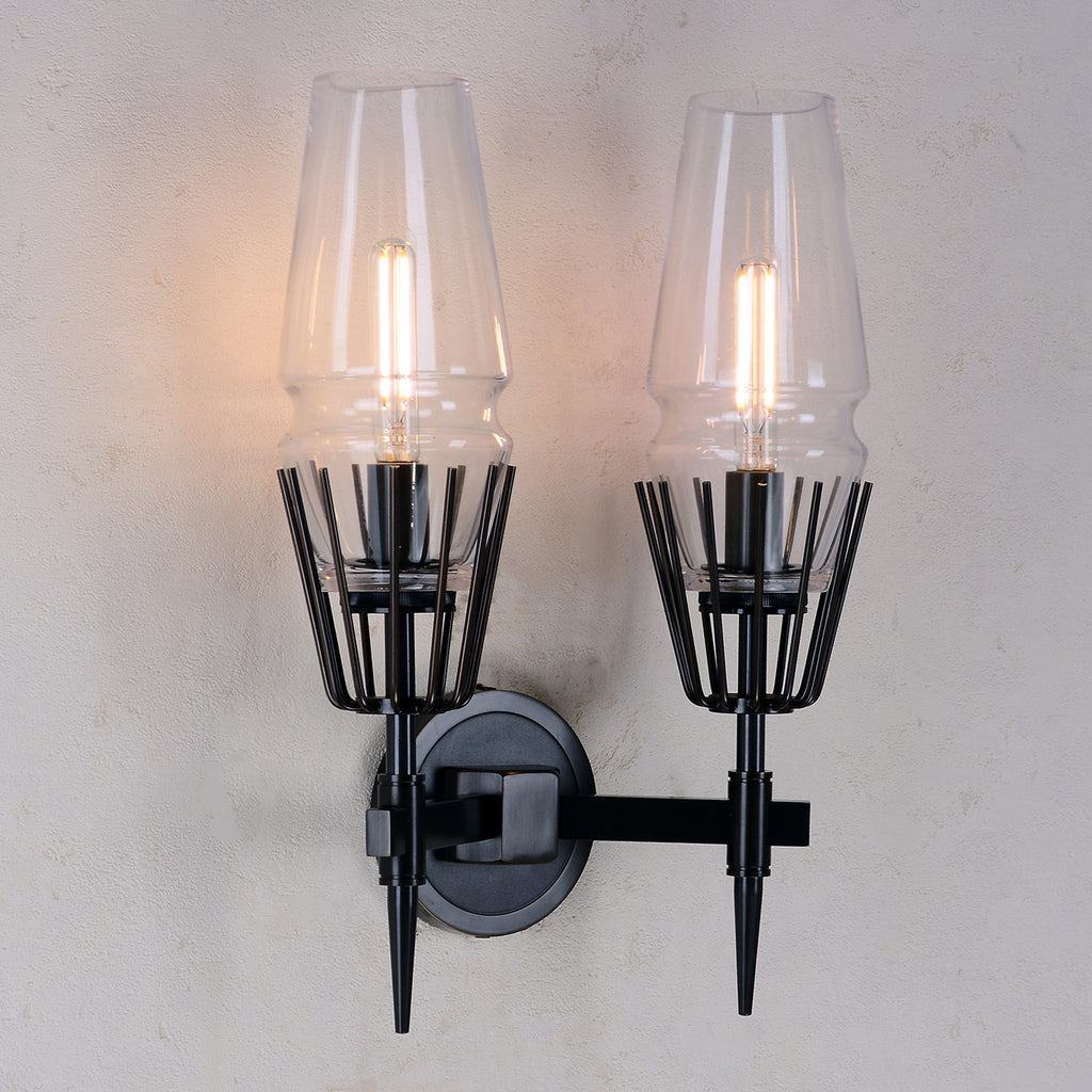 Caldwell Double Sconce Bronze