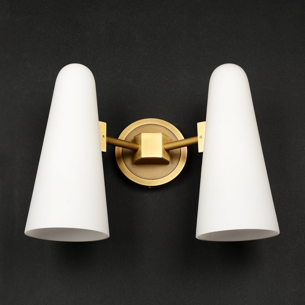 Bianco Double Sconce Brass