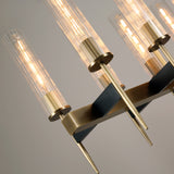 Aicken Chandelier 12 Lights Brass