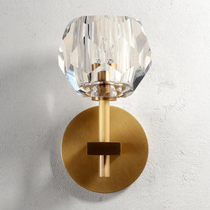 Balle Be Crystal Sconce Brass