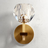 Balle Be Crystal Sconce Brass