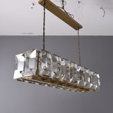 Harris Crystal Rectangular Chandelier 55"