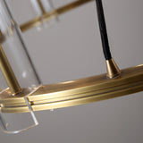 Carney Chandelier 10 Lights Brass