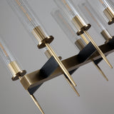 Aicken Chandelier 12 Lights Brass
